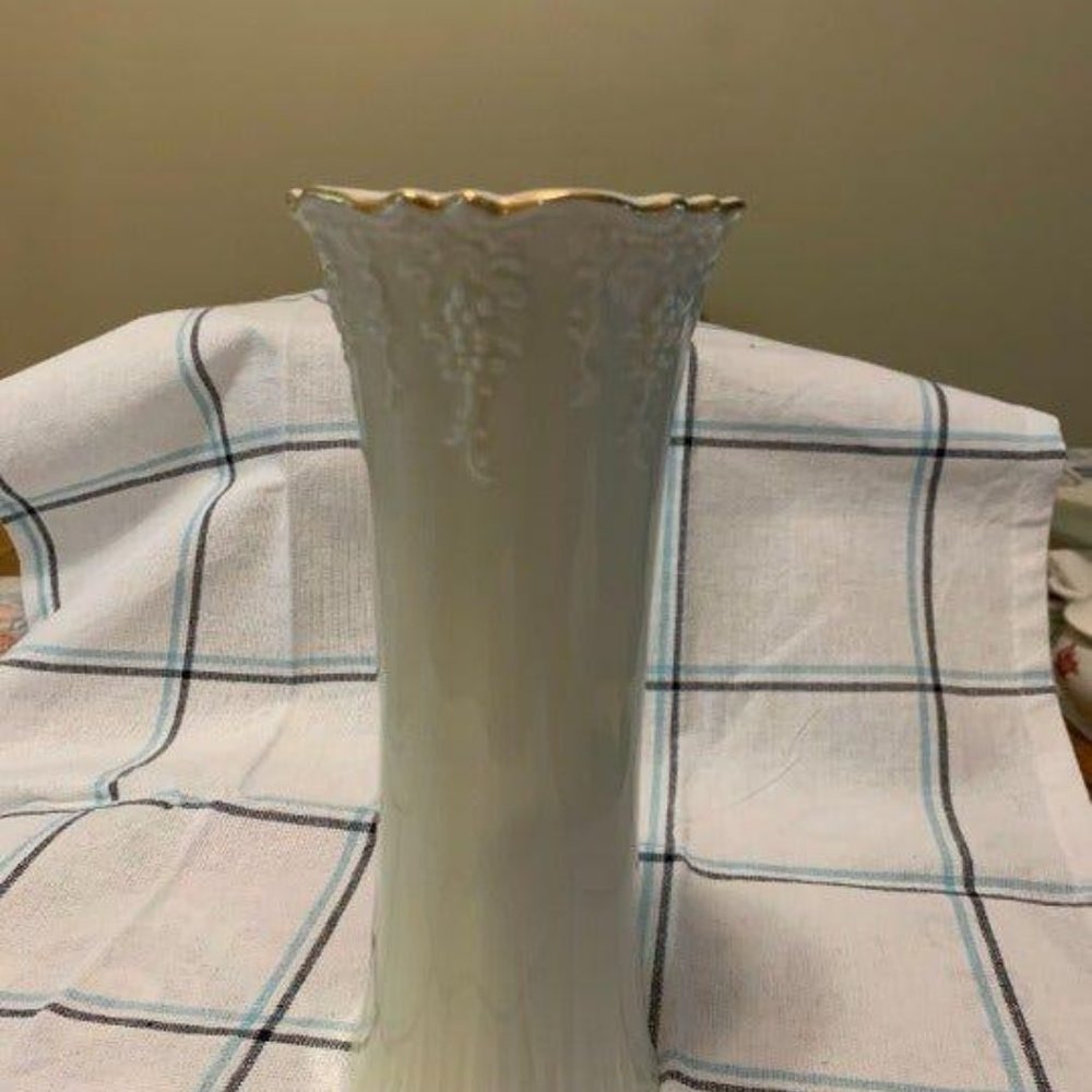 Crown Classics Whitehall Fine Porcelain Beige Vase